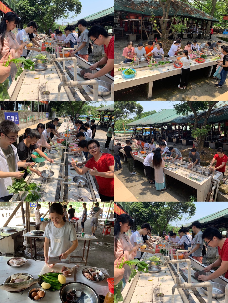 全體準備午餐 全體準備午餐